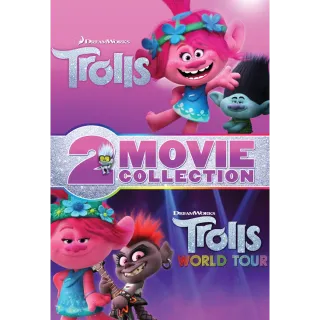 Trolls 2 Movie Collection (Trolls & Trolls World Tour) HD MA