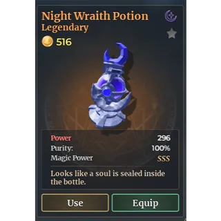 WIZARD ALCHEMY - SSS NIGHT WRAITH