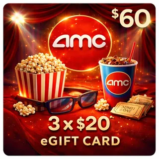 $60.00 AMC Theaters eGift Card