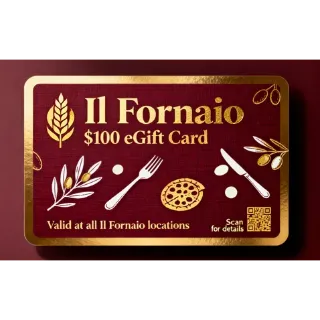 $100.00 USD II FORNARIO eGift Card