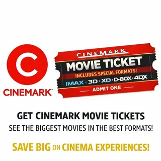 3× Cinemark Movie Tickets – Premium & Special Formats Included