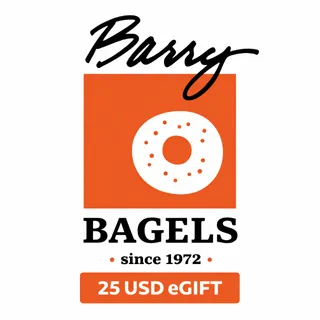 $25.00 USD Barry Bagels eGift Card