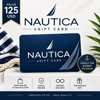 $125.00 USD Fast Delivery - Nautica Gift Card