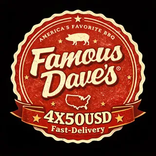 $200.00 Famous Dave’s Gift Card (4x$50)