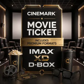 3× Cinemark Movie Tickets – Premium & Special Formats Included