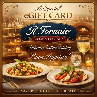 $100.00 USD II FORNAIO Gift Card