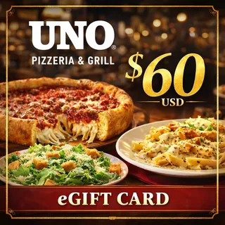 $60.00 USD Uno Pizza eGift Card