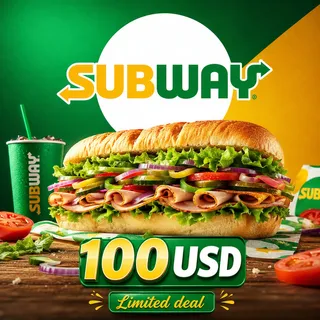 $100.00 Subway eGift Card
