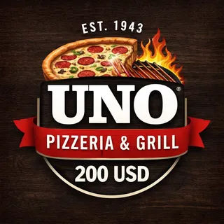 $200 Uno Pizza Gift Card (4x$50)