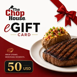$50.00 USD The Chop House Gift Card