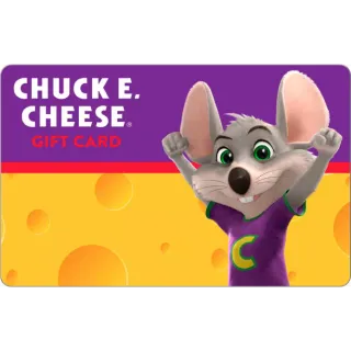 $20.00 Chuck E. Cheese Gift Card