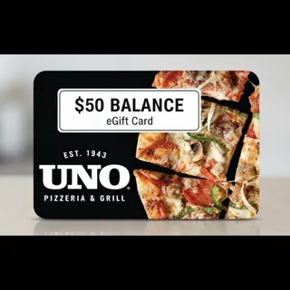 $50 Uno Pizza Gift Card