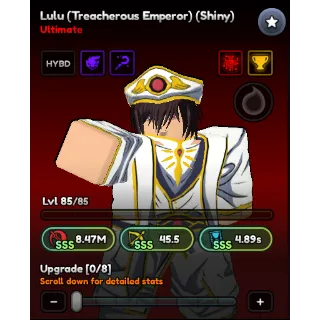 Anime Last Stand Lulu (Treacherous Emperor) (Shiny)