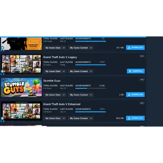 Grand Theft Auto V Enhanced and Legacy editions on Steam account,30-Days Warranty