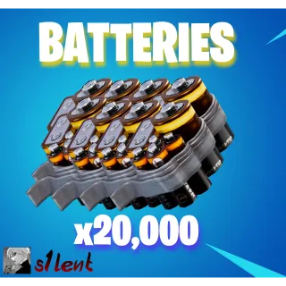 20,000 batterie's