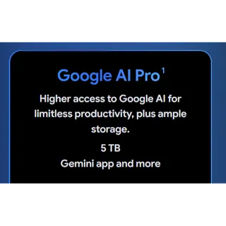 Google AI Pro official subscription 4 months one time activation