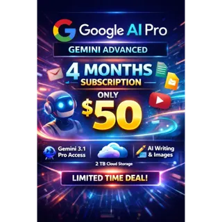  Google ia pro subscription 4 months PROMO 50$