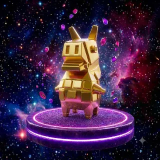 GOLD LLAMA SPRITE