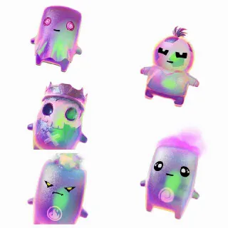 ALL 5 HOLOFOIL  SPRITES