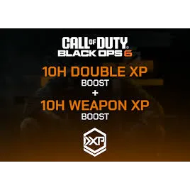 Call of Duty: Black Ops 6 - 10 Hours Double XP Boost + 10 Hours Weapon XP Boost DLC PC/PS4/PS5/XBOX One/Series X|S