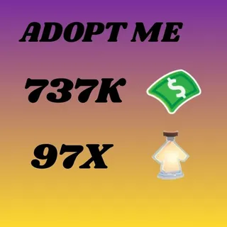 737K Bucks And 97X Potions - Adopt Me