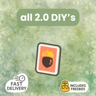 All trade-able 2.0 DIYs • 116 Recipes • Fast Delivery • Freebies (10 items of choice)