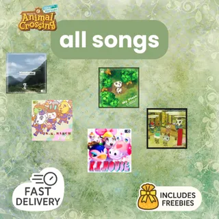 All K.K. Songs (107) • Fast Delivery • Freebies (50 NMT + 5 items of choice)
