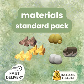 Material Standard Pack • 100 stacks • Fast Delivery • Freebies Included (15 Items Of Choice)