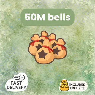 50M Bells • Fast Delivery • Freebies Included (20 Items Of Choice)