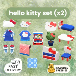 Complete Hello Kitty Set • 28 items •  Fast Delivery • Freebies (5 items of choice)