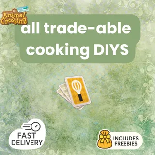 All Trade-Able cooking DIY Collection • 107 Recipes • Fast Delivery • Freebies (100 NMT + 10 items of choice)