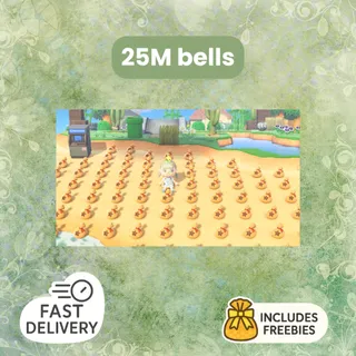 25M bells • Fast Delivery • 5 Freebies Included