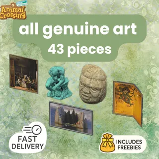Complete Genuine Art Collection • 43 Items • Fast Delivery • Freebies Included (50 NMT + 5 items of choice)