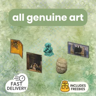 Complete Genuine Art Collection • 43 Items • Fast Delivery • Freebies Included (5 Items Of Choice)