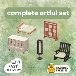 Complete Artful Set • 30 items •  Fast Delivery • Freebies (10 items of choice)