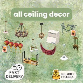 All Ceiling Decor Including DIYs • 233 items • Fast Delivery • Freebies (15 items of choice)