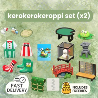 Complete Kerokerokeroppi Set • 30 items •  Fast Delivery • Freebies (5 items of choice)