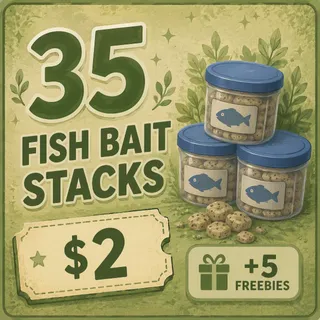 35 STACKS FISH BAIT • 5 FREEBIES INCLUDED