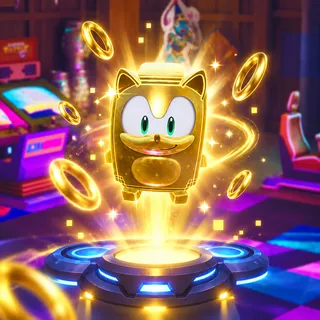 Gold Sonic Sprite Level 5 | You Keep It