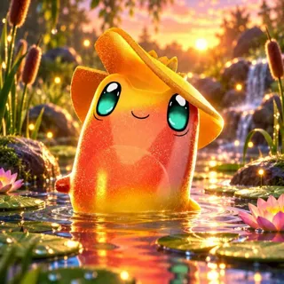 Mastered Trick or Treat Pond Sprite ✦ Level 5 ✦ You Keep It