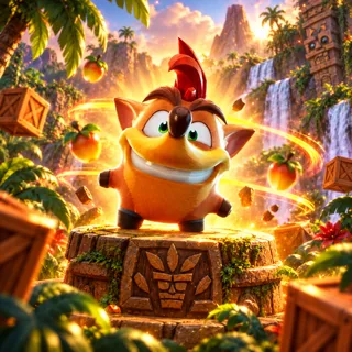 Crash Bandicoot Sprite 🌪️ Level 5 | Instant Delivery | You Keep It
