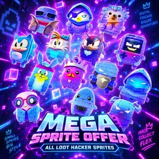 All Loot Hacker Sprites Bundle {Klombo Not Included}| Instant Delivery | You Keep It