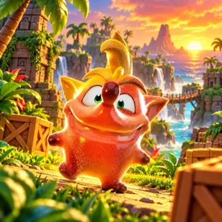 Mastered Trick or Treat Crash Bandicoot Sprite ✦ Level 5 ✦ You Keep It
