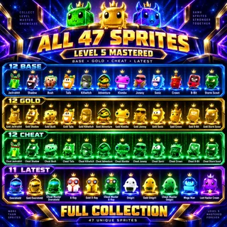 All Sprites Bundle Level 5 Mastered | +1 Free From Next Update | Make Them Yours