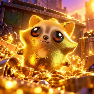 Mastered Gold Dumpster Dive Sprite ✦ Level 5 ✦ You Keep It