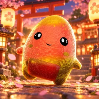Mastered Trick or Treat Onigiri Sprite ✦ Level 5 ✦ You Keep It