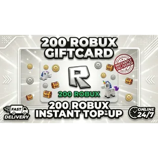 200 Robux Gift Card (GLOBAL)