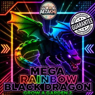 Mega Rainbow Black Dragon GAG2