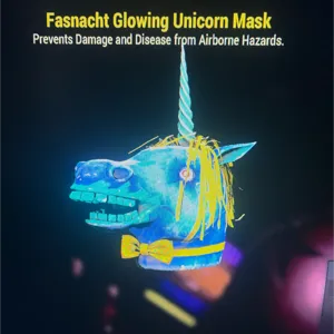 glowing unicorn mask