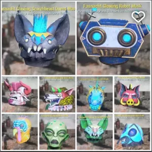 glow mask full set